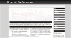 Desktop Screenshot of monmouthfire.com