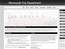 Tablet Screenshot of monmouthfire.com